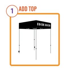 Impact Canopy USA 8x8 Pop Up Canopy Portable Photo Booth Custom Canopies