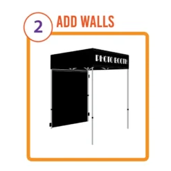Impact Canopy USA Custom Canopies 5x5 Pop Up Canopy Portable Photo Booth