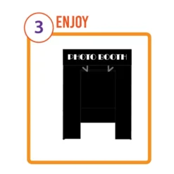 Impact Canopy USA Custom Canopies 5x5 Pop Up Canopy Portable Photo Booth