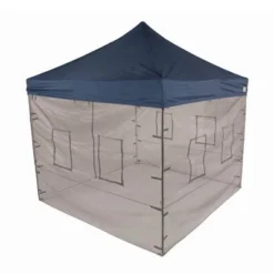 Impact Canopy USA 10x10 Pop Up Canopy Tent With Food Service Vendor Sidewalls With Windows