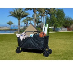 Impact Canopy USA All-Terrain EXTRA LARGE Folding Wagon Collapsible Beach Cart