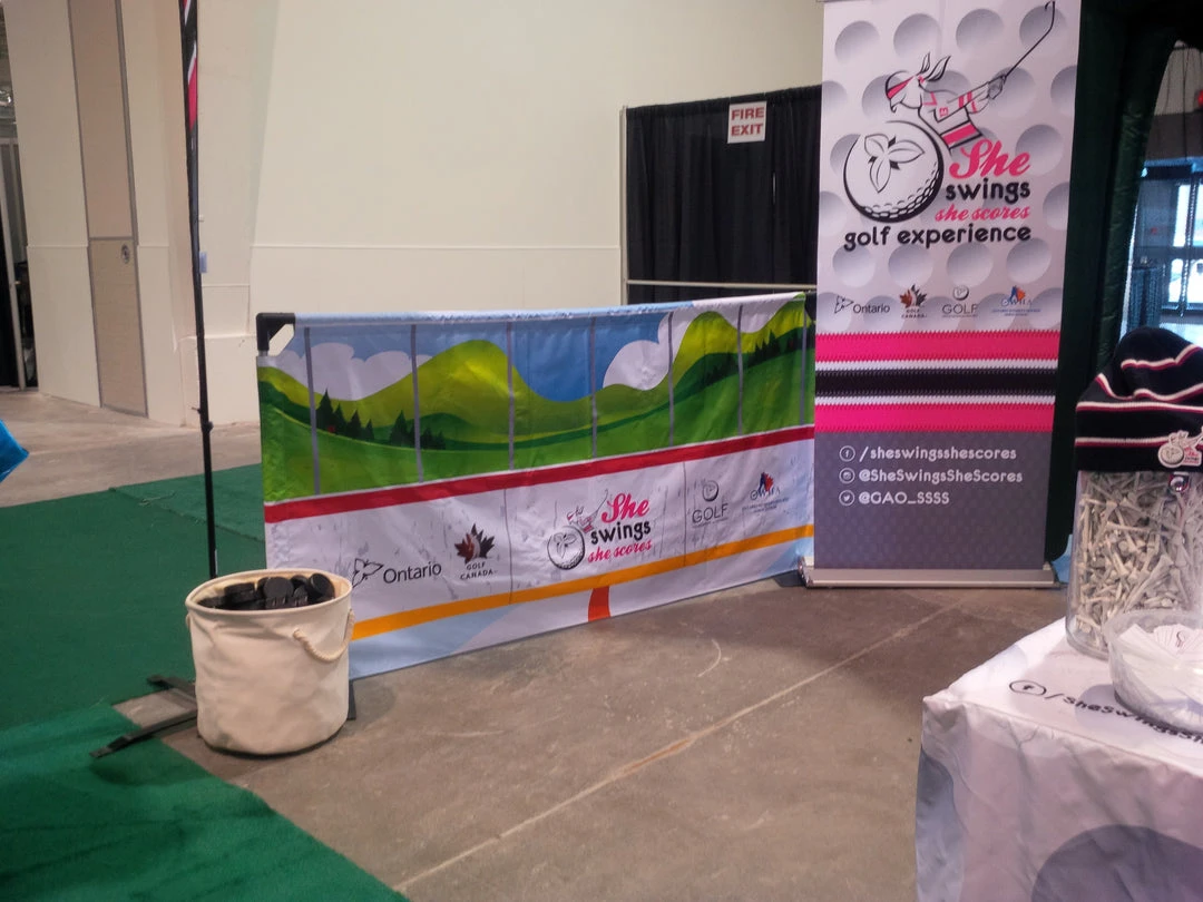 Impact Canopy USA Custom Fencing Custom Printed Freestanding Barrier Sign 7 Impact Canopy USA Custom Fencing Custom Printed Freestanding Barrier Sign