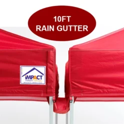 Impact Canopy USA 10' Pop Up Canopy Rain Gutter Canopy Accessories 15 Impact Canopy USA 10' Pop Up Canopy Rain Gutter Canopy Accessories