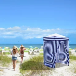Impact Canopy USA 4x4 Privacy Cabana Pop Up Canopy Tent Changing Room